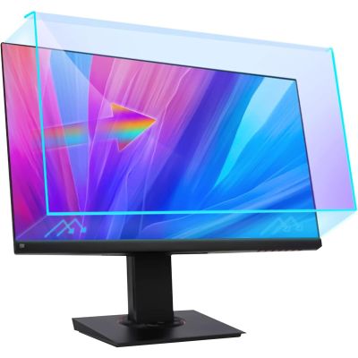HEYVGO 23-24 Inch Blue Light Blocking Screen Protector Panel, Eye Protection Easy Hanging Type Acrylic Blue Light Filter Widescreen Desktop Computer LED PC Monitor