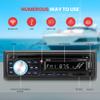 Pyle Marine Stereo Radio Receiver Speaker Kit - 200W Wireless Receiver and 150W Waterproof 6.5 Speakers, Hands-Free Talking, CD/MP3/USB/SD Player, AM/FM Radio, for Boat & Off-Road Vehicles view 3