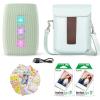 Fujifilm Instax Mini Link 3 Smartphone Printer Sage Green + Fuji Film Value Pack (20 Sheets)+ Shutter Accessories Bundle, Incl. Protective Case, 20 Sticker Frames, USB Type C Cable view 1