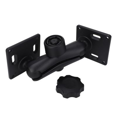 1.5 Inch Double Ball Mounting Base, Professional C Size Prevent Theft, Fish Finder Mounting Base, for Table, Car, Desk, Vehicle, Boat