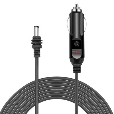Mini DC Car Power Cable, 32.8FT DC Car Charger Auto Power Supply for Satellite, 18AWG Replacement Power Cord for Mini for Trucks Ships Boat RV, IP68 Water Proof