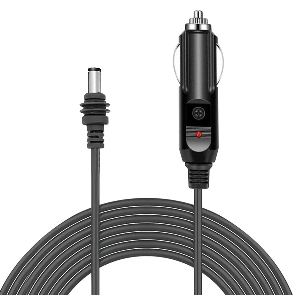 Mini DC Car Power Cable, 32.8FT DC Car Charger Auto Power Supply for Satellite, 18AWG Replacement Power Cord for Mini for Trucks Ships Boat RV, IP68 Water Proof