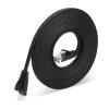 1000Mbps CAT6 Flat Ethernet Gigabit Internet Cable RJ45 LAN Cable Networking Ethernet Patch Cord 0.5M/1M/2M/3M/5M/10M/15M/20M/(Black,30M) view 1