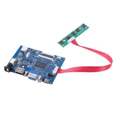 Ubxvamm 40Pin LVDS LCD Screen Driver Board LCD Display Assembly Unit 1024X600 Combination Driver Controller Board