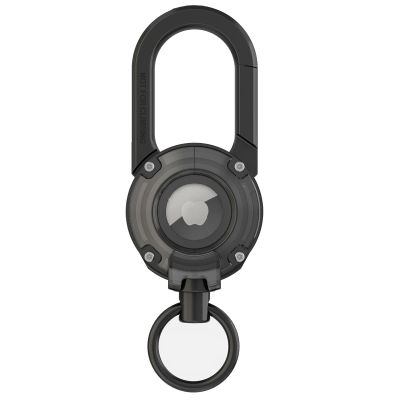Heavy Duty Carabiner Keychain for AirTag Metal Keychain with AirTag Holder
