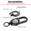 Heavy Duty Carabiner Keychain for AirTag Metal Keychain with AirTag Holder view 3