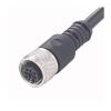 POWTAXBJGD M12 Waterproof Male and Female Connector Aviation Plug 4 pins 5 pin 8 pin Sensor Single Head Injection Belt 2m Wire(M12 Female seat,12P) view 1