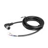 POWTAXBJGD M12 Waterproof Male and Female Connector Aviation Plug 4 pins 5 pin 8 pin Sensor Single Head Injection Belt 2m Wire(M12 Female seat,12P) view 2