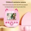 Viodmss Kid Camera Printer Portable Thermal Instant Print Photo Kids Digital Camera 2.4inch HD Dual Cameras Video Toy Gifts Pink view 2