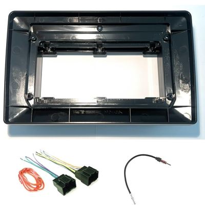 10.1 Inch Car Stereo Install Dash Kit, Wire Harness, and AM/FM Radio Antenna Adapter -Made for GM Chevrolet: 2007-2010 Cobalt, 2006-2011 HHR, 2008-2012 Malibu + More -No Factory External Amp Vehicles