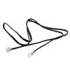 Viodmss 2Pcs RJ11 6P4C Telephone Cable Cord ADSL Modem, 1 Meters & 2 Meters view 4