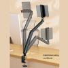 Aluminum Alloy Tablet Stand for Desk, Adjustable Foldable Arm Holder Mount, Tablet Stand Holder Professional 360 Degree Rotation Foldable Tablet Arm Mount Holder Aluminum Alloy view 4