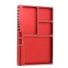 Red Magnetic Screw Tray Tool Organizer Multi Purpose Mats with Magnetic Small Parts Tray for RC Repair view 2