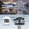 NEEWER Tripod Head Leveling Base Camera Leveler with Bowl Adapter, 3 Axis Wheel Metal Head with 3/8" Screw & Thread, +/-9 Precise Angle Adjustment for Macro Panoramic Photography, Max Load 33lb, LP66 view 2