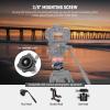 NEEWER Tripod Head Leveling Base Camera Leveler with Bowl Adapter, 3 Axis Wheel Metal Head with 3/8" Screw & Thread, +/-9 Precise Angle Adjustment for Macro Panoramic Photography, Max Load 33lb, LP66 view 4