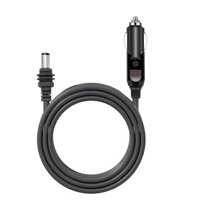 DC Car Power Supply Cable, 6.6ft Length 18AWG, Plug and Play 2m Red Copper Cord for Mini IP68 Water Proof, Car, Truck, Boat, Refrigerator, Telescope, Heater Cup, Navigation System
