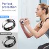 Tulbeys Smart Ring Protector Case Compatible with Samsung Galaxy/Oura Ring Gen 3 / RingConn, Thin Soft Silicone Smart Ring Cover Working Out Accessories Men Women (2clear+2deepblue+2black-S) view 3