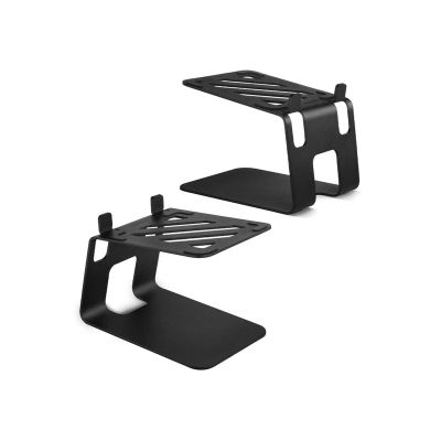 Speaker Stands,Desktop Speaker Stands,Metal Bookshelf Speaker Stands,7 Tilt Computer Speaker Stand,Suitable for Home,Recording Studio