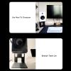 Speaker Stands,Desktop Speaker Stands,Metal Bookshelf Speaker Stands,7 Tilt Computer Speaker Stand,Suitable for Home,Recording Studio view 4
