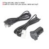 Gavigain AUX in USB Audio Cable Adapter, Automotive Electronics Audio Auxiliary Cable Fit for Peugeot 307 407 308 408 508 3008 view 3