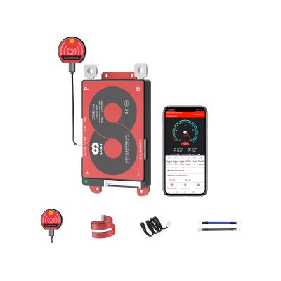 DALY Smart BMS with Bluetooth Module Li-ion 3S-20S 12V-72V 40A-500A Battery Protection Board for Li-ion Battery Pack(Li-ion 17S 60V 100A+BT Module)