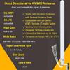 Omni Directional 4x4 MIMO Antenna 5G for T Mobile Home Internet, 5G/ 4G/ LTE/WiFi Outdoor Cellular Antenna for Modems Routers Hotspots Gateway, 600-6000MHz view 3