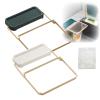 2 Pcs Kitchen Residue Filter Screen Holder, Multi-Functional Kitchen Sink Strainer with 100 Mesh Bags, Food Catcher Basket residue Filter Holder (White+Gree) view 1