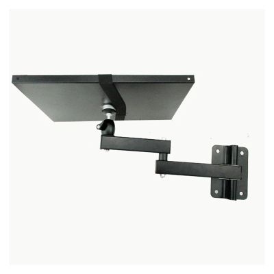 LHXEQJAM LCD-122PR-2 Powerful Universal Projector Wall Mount Bracket Full Motion 360 Rotation Tilt 8kg with Plate Soft Arm Foldable