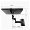 LHXEQJAM LCD-122PR-2 Powerful Universal Projector Wall Mount Bracket Full Motion 360 Rotation Tilt 8kg with Plate Soft Arm Foldable view 2