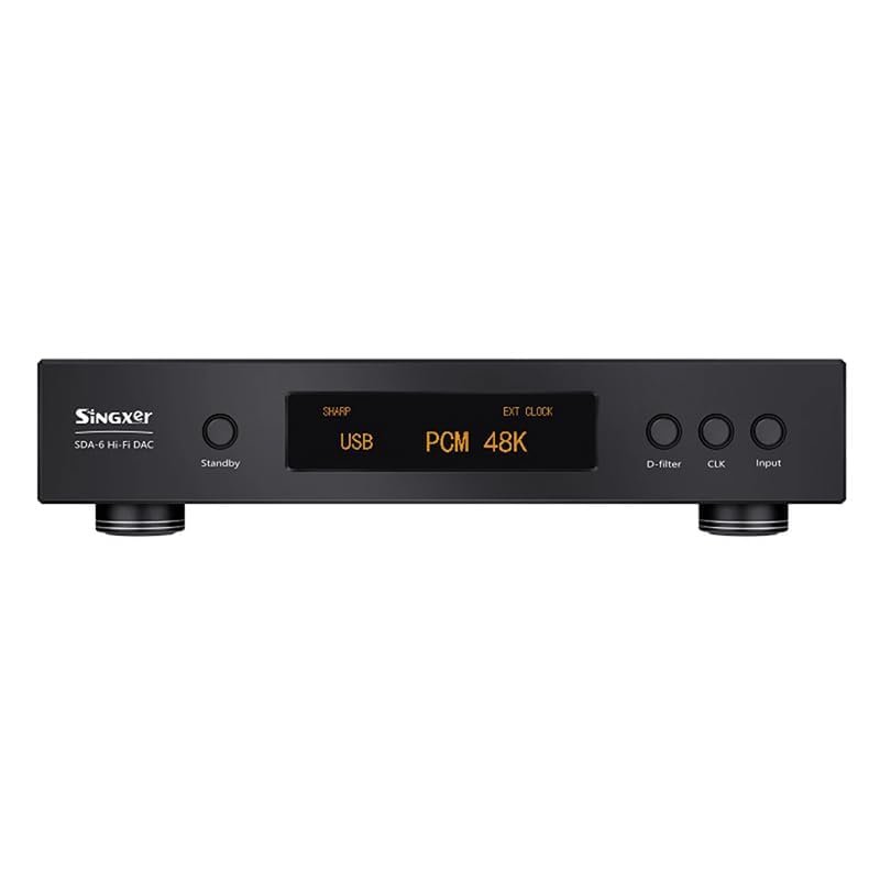SINGXER SDA-6 PRO 2 Dual AK4499EX Digital to Analog Convertor with Remote Control (DAC)