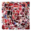 122Pcs Alastor Stickers Pack, Aesthetic Vinyl Waterproof Sticker Decals for Water Bottle,Laptop,Phone,Skateboard,Scrapbooking,Bumper for Fans for Party Supply view 1