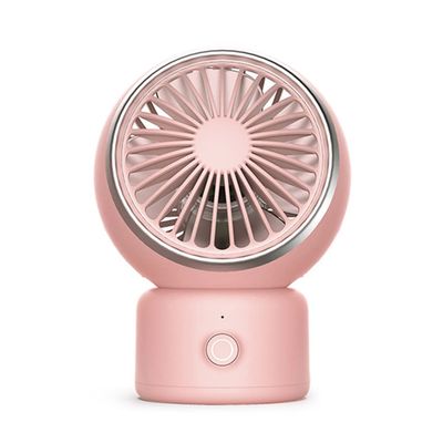 GRABAGECAN Mute Rotatable Desk Fan USB Chargeing Fan 3 Modes Portable USB Fan for Dorm Home Office