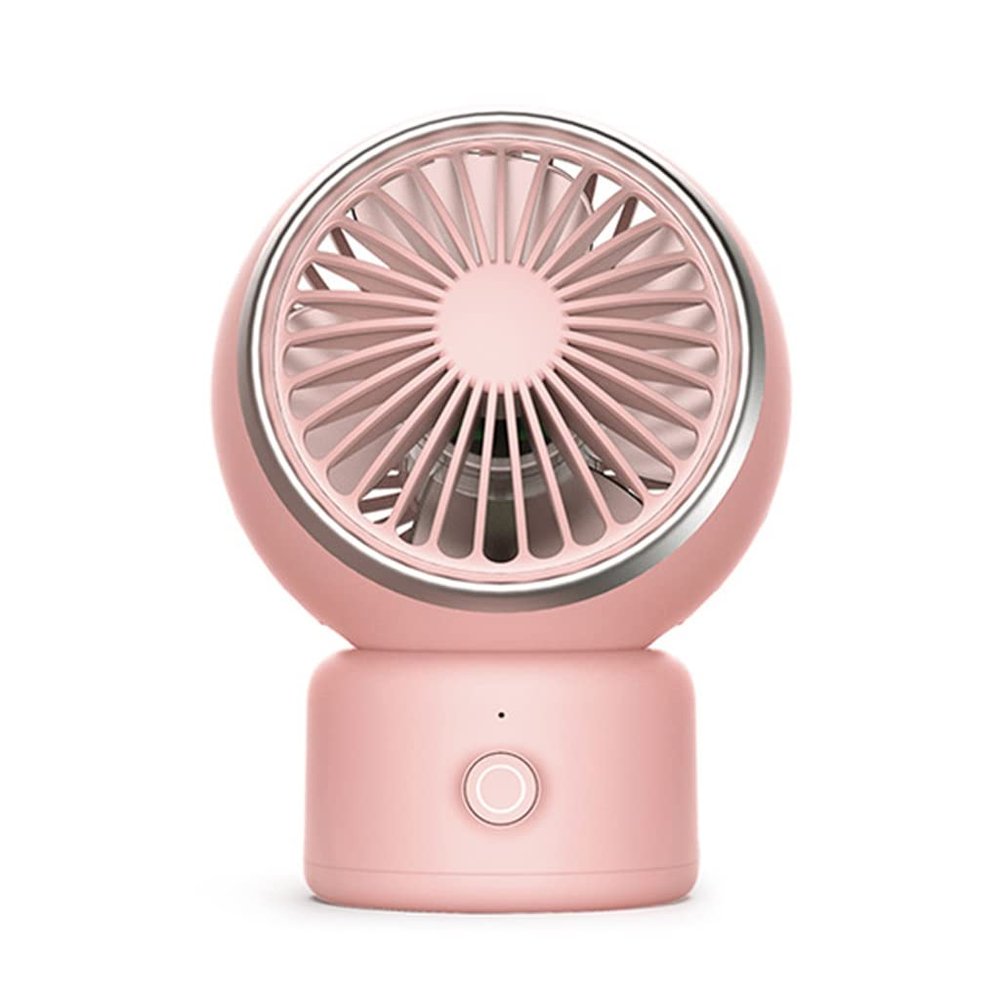 GRABAGECAN Mute Rotatable Desk Fan USB Chargeing Fan 3 Modes Portable USB Fan for Dorm Home Office