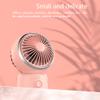 GRABAGECAN Mute Rotatable Desk Fan USB Chargeing Fan 3 Modes Portable USB Fan for Dorm Home Office view 2