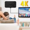 TV Digital Antenna HDTV Indoor DVB-T Amplified Antennas Arial Freeview for Local Channels Black, hd Antenna for tv view 3