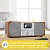 LEMEGA MSY6 CD Player, FM, Bluetooth, Powerful Stereo HiFi, Walnut view 3