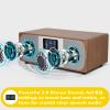 LEMEGA MSY6 CD Player, FM, Bluetooth, Powerful Stereo HiFi, Walnut view 4