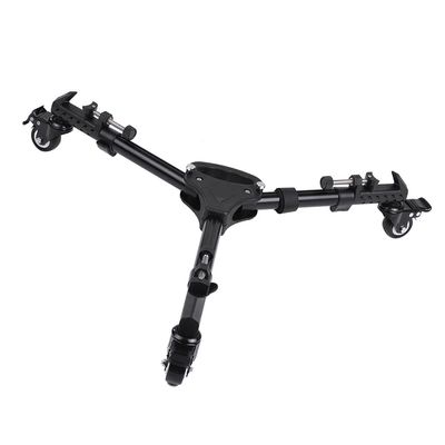Universal Photography Tripod Dolly, Heavy Duty with Wheels, Adjustable Legs, Tripod Wheels for Cameras Camcorder Video Lighting