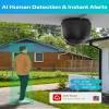 ZOSI C220 16CH 4K 8MP PoE Home Security Camera System, 16 Channel 4K NVR with 4TB HDD for 24/7 Record, 16 x 4MP(1440p) 2.5K QHD Dome IP Cameras Outdoor Indoor, Smart AI Human Detection, Two-Way Audio view 3