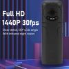 Mini Body Camera, 1440P HD Body Worn Camera with Audio and Video Recording, Small Wearable Body Worn Cam with Back Clip for Security view 2