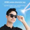 Cuifati Smart Glasses for Men Women with Speaker Open Ear Music Remote Photo Voice Assistant Hand Calling, Unisex Audio Intelligent Sunglasses Fits Smaller Faces, Great Gift view 2