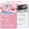 WONNIE Digital Camera 56MP, FHD 1080P Point & Shoot Camera with 32GB SD Card, 2 Batteries, and Lanyard, Ideal for Kids & Teens, Suitable Gift for Girls view 3