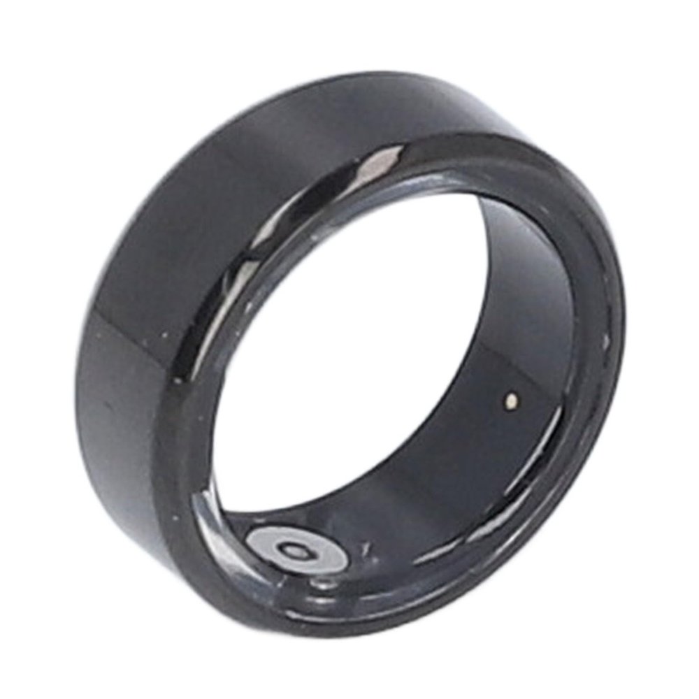 Cuifati Smart Ring Sleep Fitness, Records Sleep, Heart Rate, Temperature, and Pedometer,Health Ring with Charging Case, Health Tracker Ring for Men Women (Black)