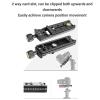 150mm Nodal Slide Double Dovetail Focusing Rail Plate with Metal Quick Release Clamp for Camera Panoramic Panorama Close Up Macro Shoot fit view 4