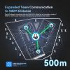 SYNCO XTalk Pro5 XPro X5 2.4GHz Wireless Headset Communication System Random Master Device 500m Operating Range Real-time Monitoring AI Noise Reduction Headset for Movie Shoot Live Show (5Pcs) view 2