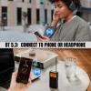 Raddy RF205 FM Radio with Bluetooth Headphone Output, Portable Pocket Mini Radio FM-to-Bluetooth, Dual-Mode BT Speaker & Wireless Transmitter, MP3 Music Player, Type-C Rechargeable, Grey view 4