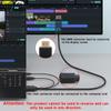 Kirzi VGA (Sources) to HDMI (Display) Cable 6ft with Audio, VGA Maleto HDMI Male Converter Cord Adapter Cable Compatible Witch Computer/Laptop to Monitor/TV, Desktop Laptop Projector to Monitor HDTV view 2