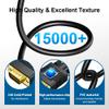 Kirzi VGA (Sources) to HDMI (Display) Cable 6ft with Audio, VGA Maleto HDMI Male Converter Cord Adapter Cable Compatible Witch Computer/Laptop to Monitor/TV, Desktop Laptop Projector to Monitor HDTV view 4