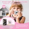 WONNIE Digital Camera 56MP, FHD 1080P Point & Shoot Camera with 32GB SD Card, 2 Batteries, and Lanyard, Ideal for Kids & Teens, Suitable Gift for GirlsPink, 2-Pack view 3