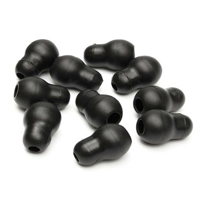Replacement Black Ear Buds Tips for Littmann Stethoscope, 10Pcs